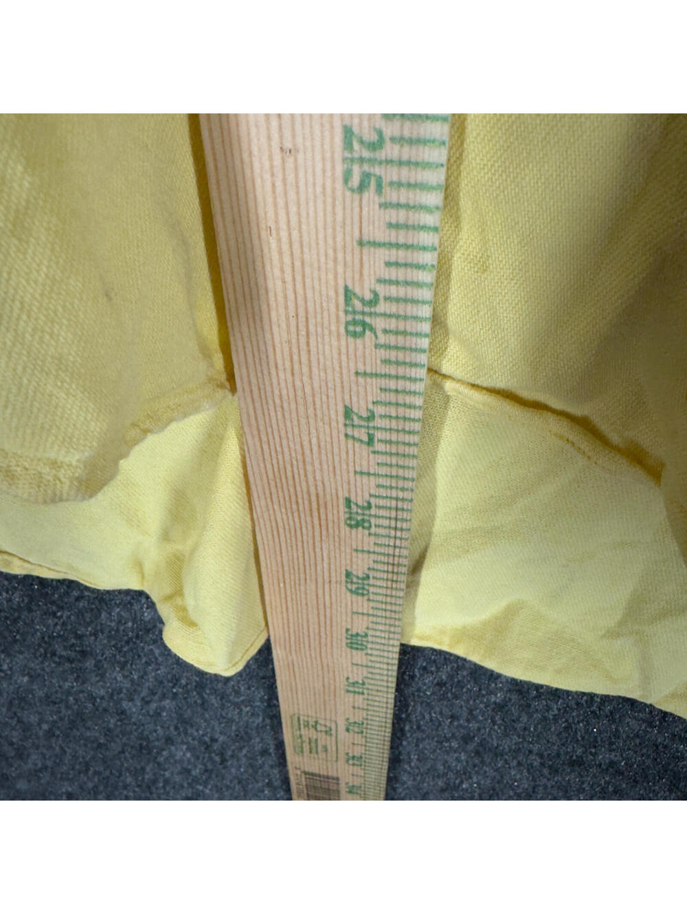 Lands' End Shirt Men L Large Yellow Graphic Print Button Up Collared Long Sleeve - Picture 4 of 6